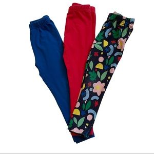 Hanna Andersson Leggings bundle - 3 pair, size 4 (Classic)